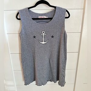 Y2K Vintage SeeByChloe retired nautical resortclub preppy boating tank top 10